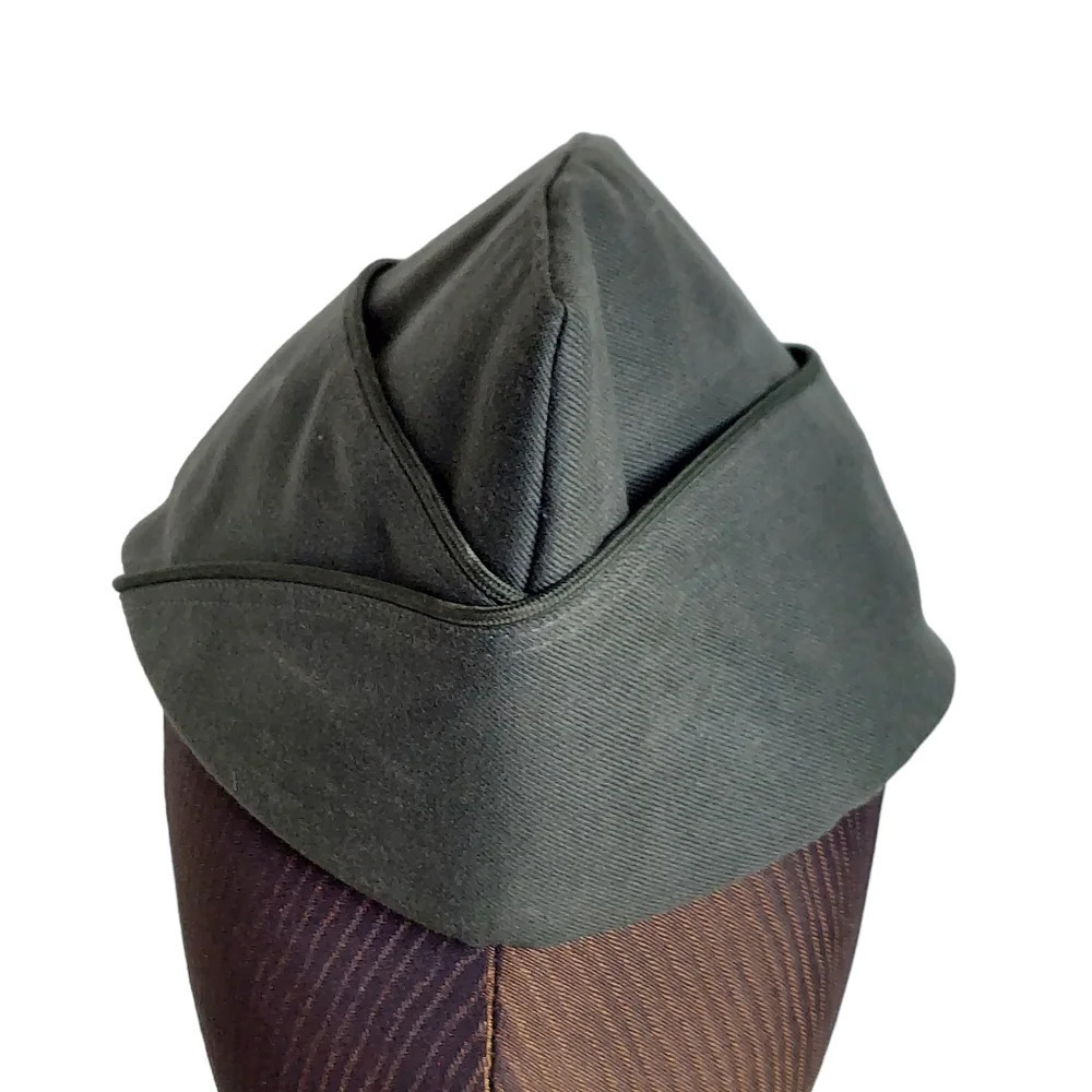 Vintage Olive Green Army Private Hat - Picture 6 of 16